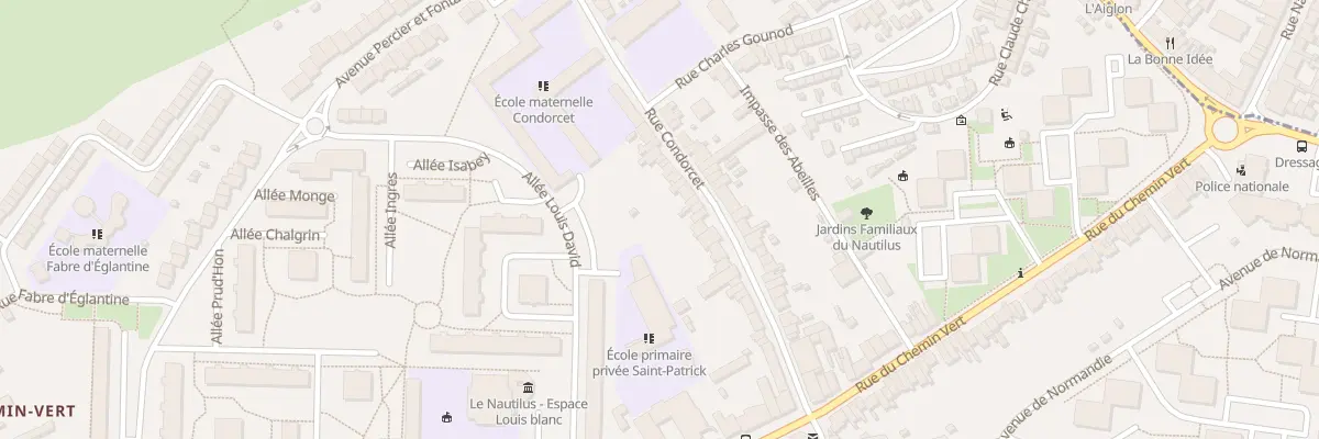 Plan du 65 Rue Condorcet à Boulogne-sur-Mer