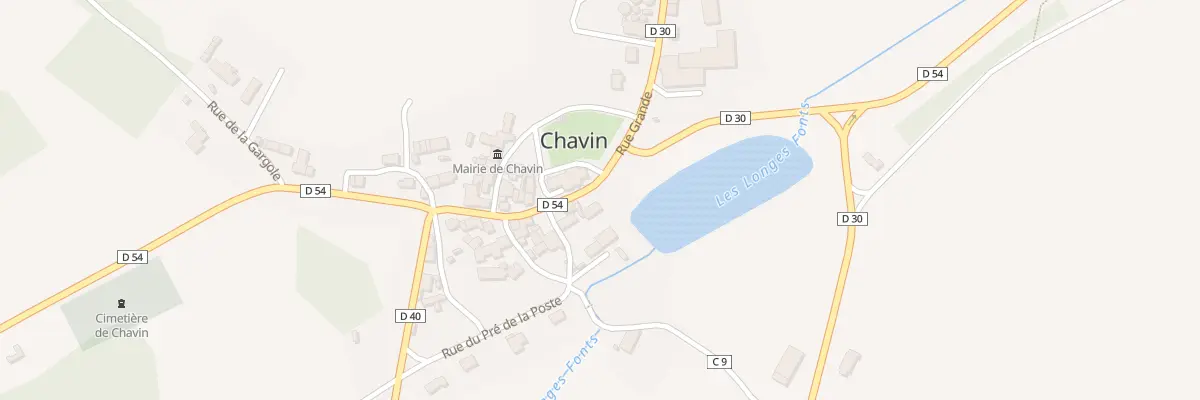 Plan du 5031 Le Bourg à Chavin