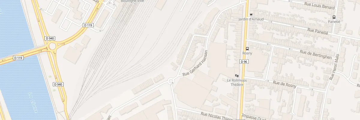 Plan du 11 Rue de la Madeleine à Boulogne-sur-Mer
