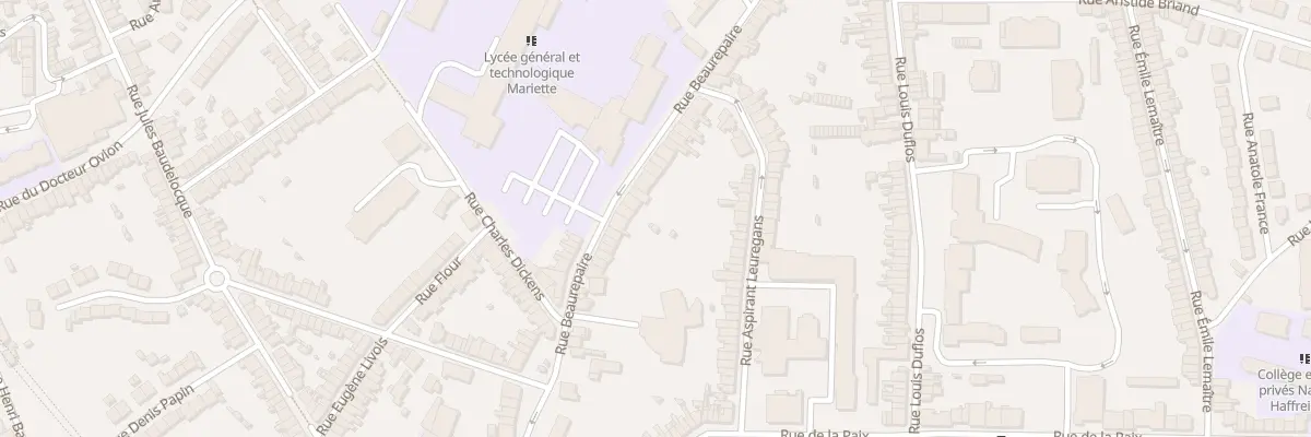 Plan du 60 Rue de Beaurepaire à Boulogne-sur-Mer
