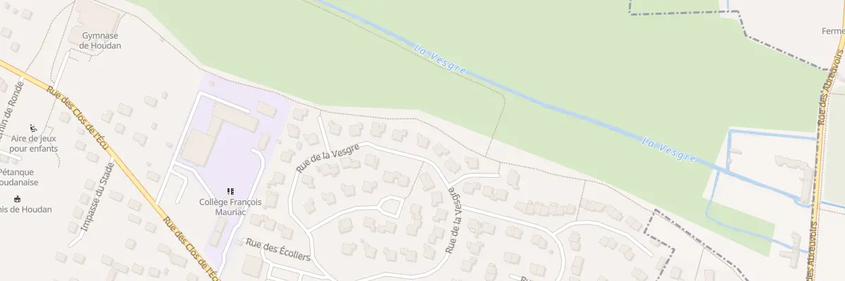 Plan du 18 Rue de la Vesgre à Houdan