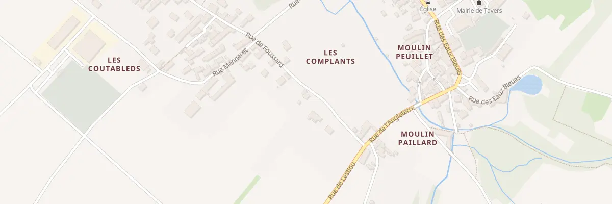 Plan du 7 Rue de Foussard à Tavers