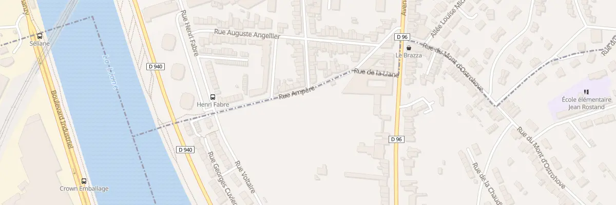 Plan du 14 Rue Ampere à Saint-Martin-Boulogne