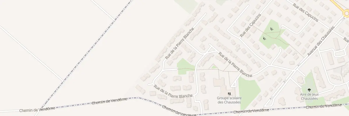 Plan du 52 Rue de la Pierre Blanche à Beaugency
