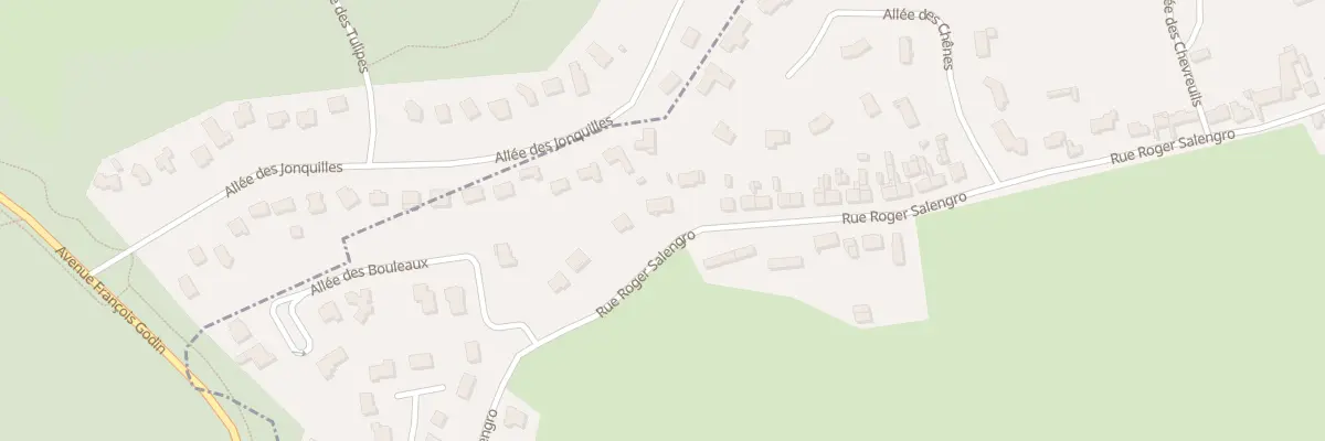 Plan du 990 Rue Roger Salengro à Cucq