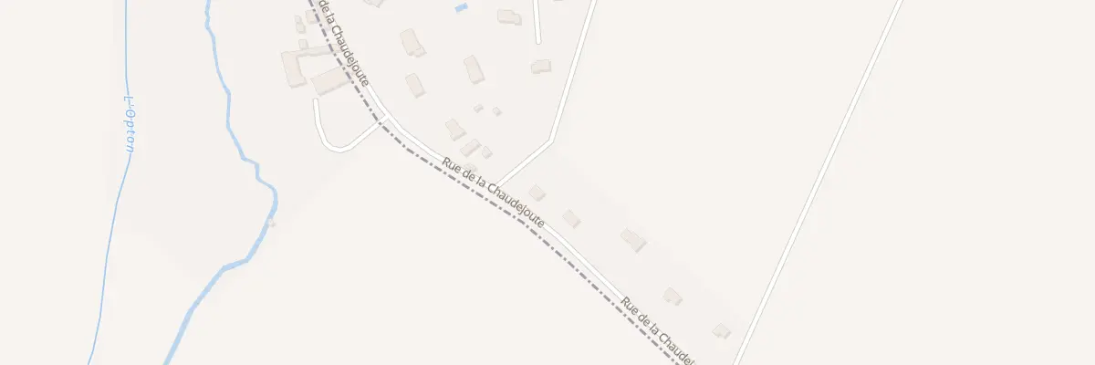 Plan du 34 Rte de Chaudejoute à Dannemarie