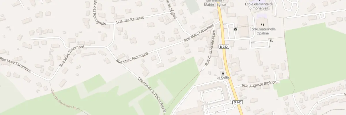 Plan du 121 Rue Marc Facompré à Merlimont