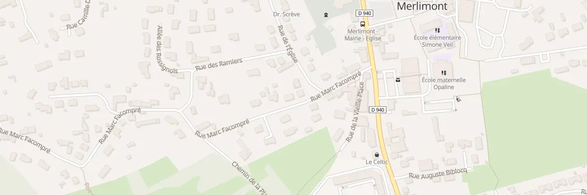 Plan du 102B Rue Marc Facompré à Merlimont