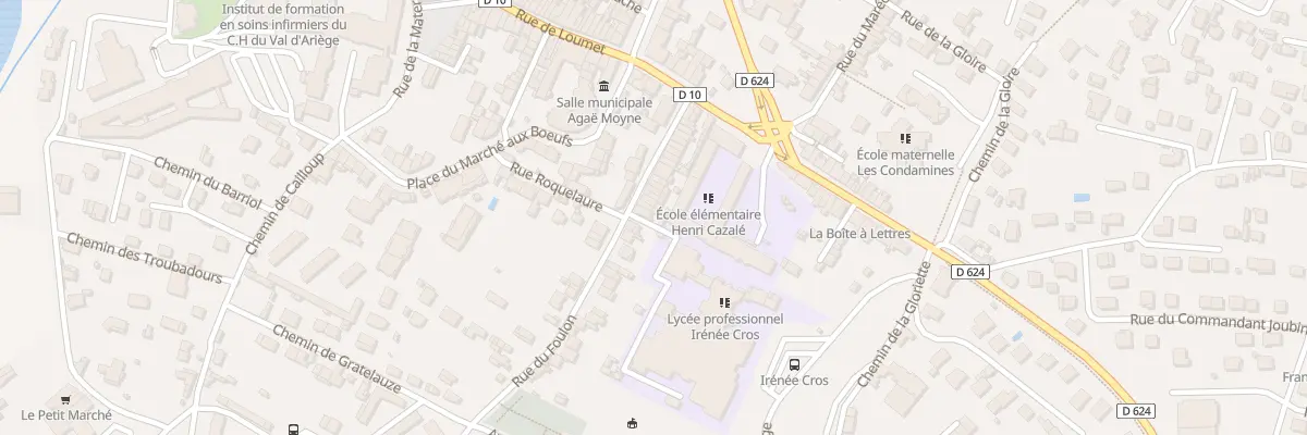 Plan du 48 Rue du Foulon à Pamiers
