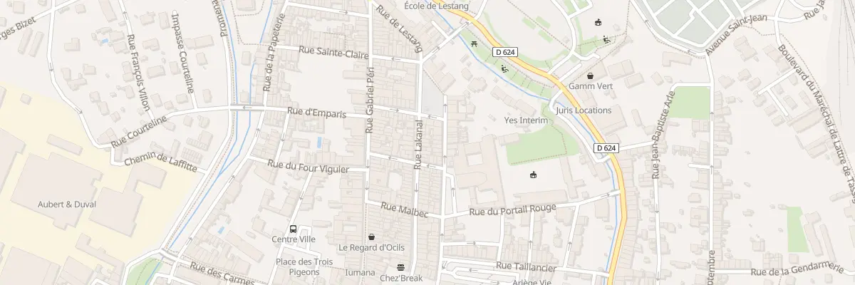 Plan du 58 Rue Lakanal à Pamiers