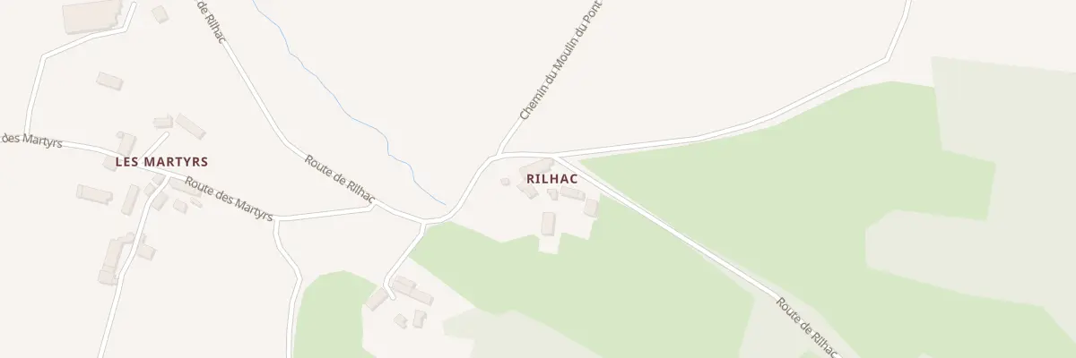 Plan du 1148 Rte de Rilhac à La Croisille-sur-Briance