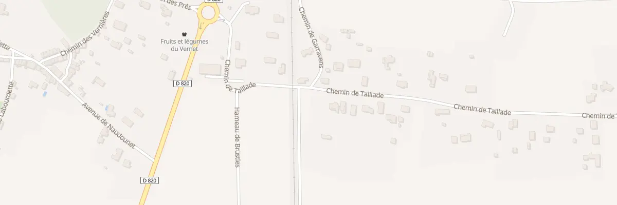 Plan du 8 Che de Taillade au Vernet