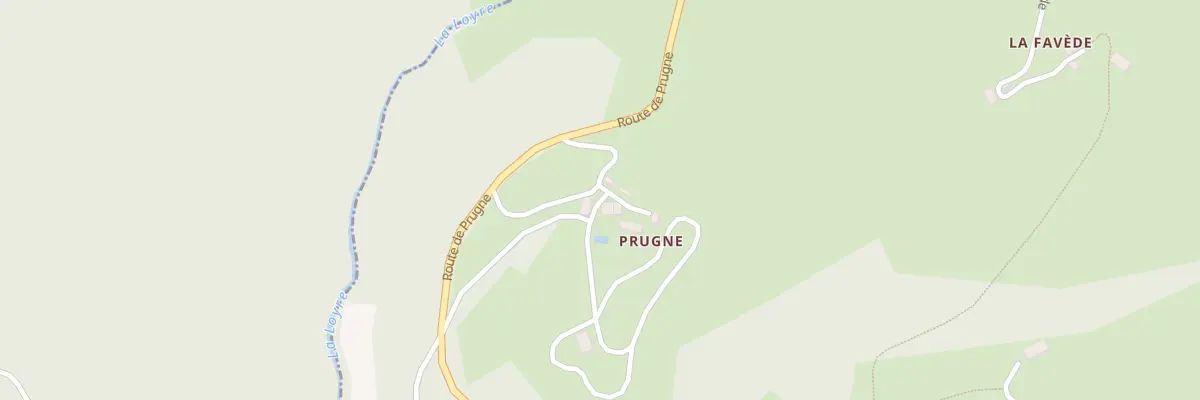Plan du 5063 Prugne à La Chapelle-aux-Brocs