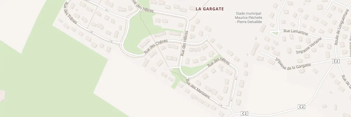 Plan du 2 Imp des Bouleaux à Blangy-sur-Bresle