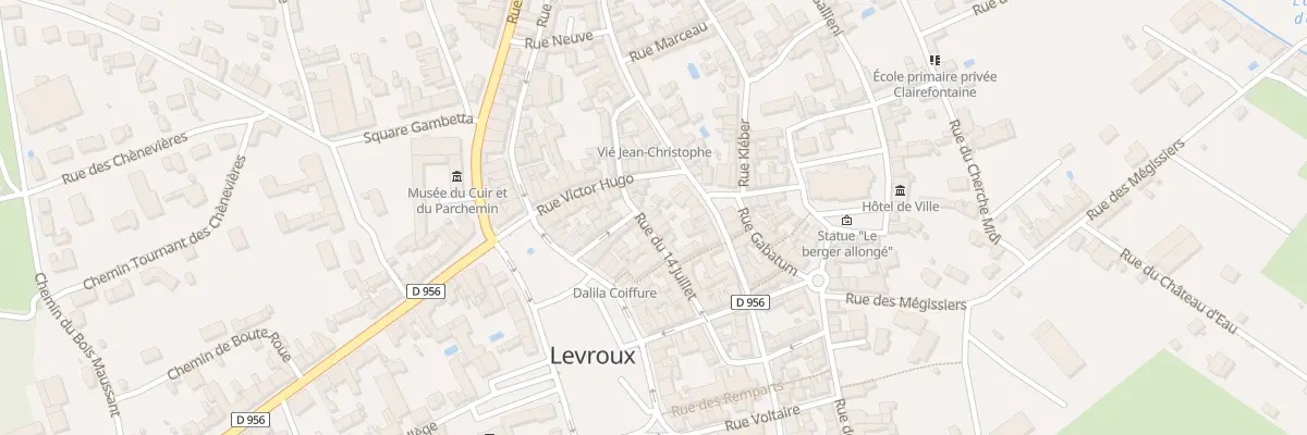 Plan du 18 Rue du 14 Juillet à Levroux