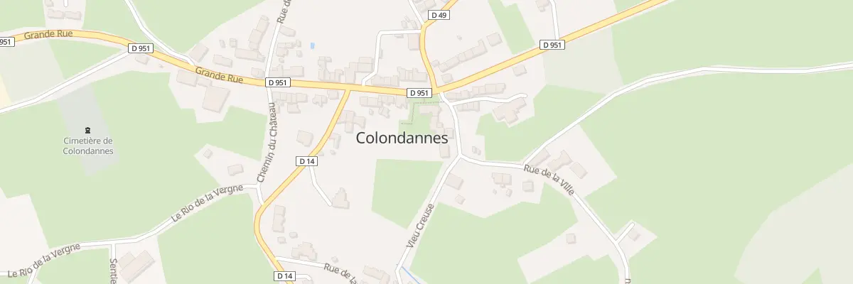 Plan du 3 Pl du 19 Mars 1962 à Colondannes
