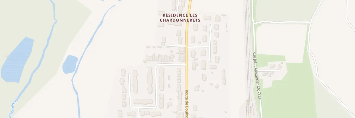 Plan du 211 Rte de Boulogne à Camiers
