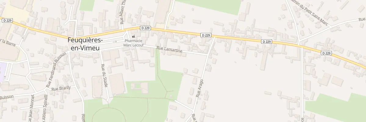 Plan du 1 Rue Lamartine à Feuquières-en-Vimeu