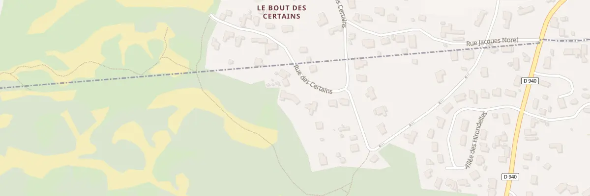Plan du 415 Rue des Certains à Merlimont