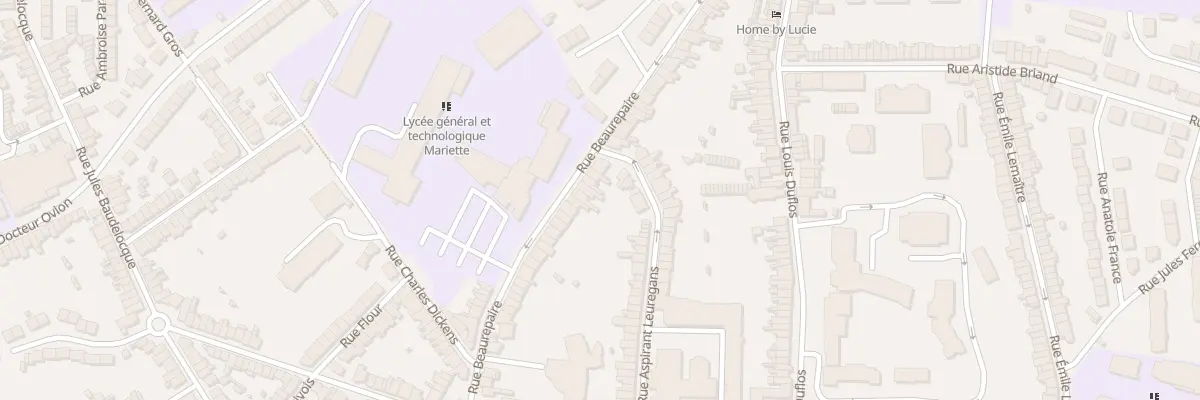 Plan du 80 Rue de Beaurepaire à Boulogne-sur-Mer
