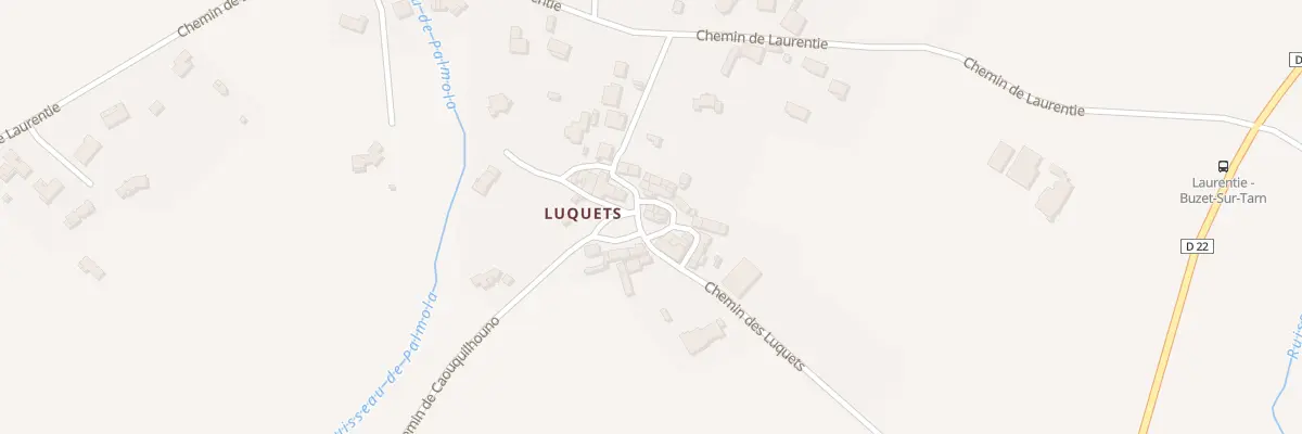 Plan du 70 Pl des Luquets à Buzet-sur-Tarn