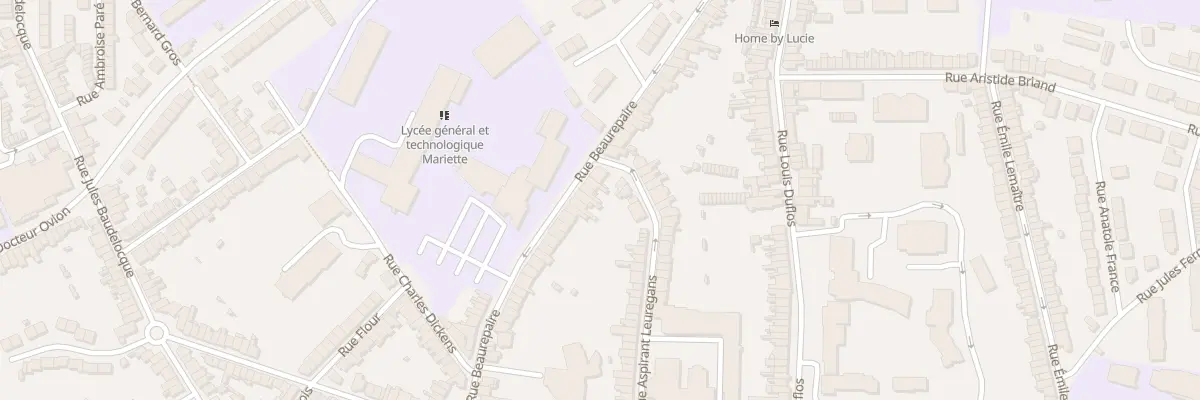 Plan du 82 Rue de Beaurepaire à Boulogne-sur-Mer