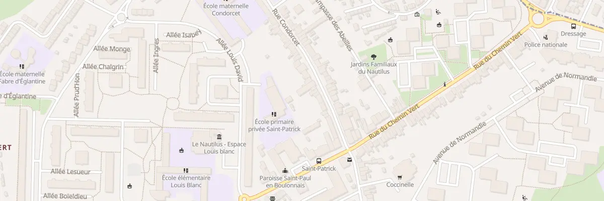 Plan du 39 Rue Condorcet à Boulogne-sur-Mer
