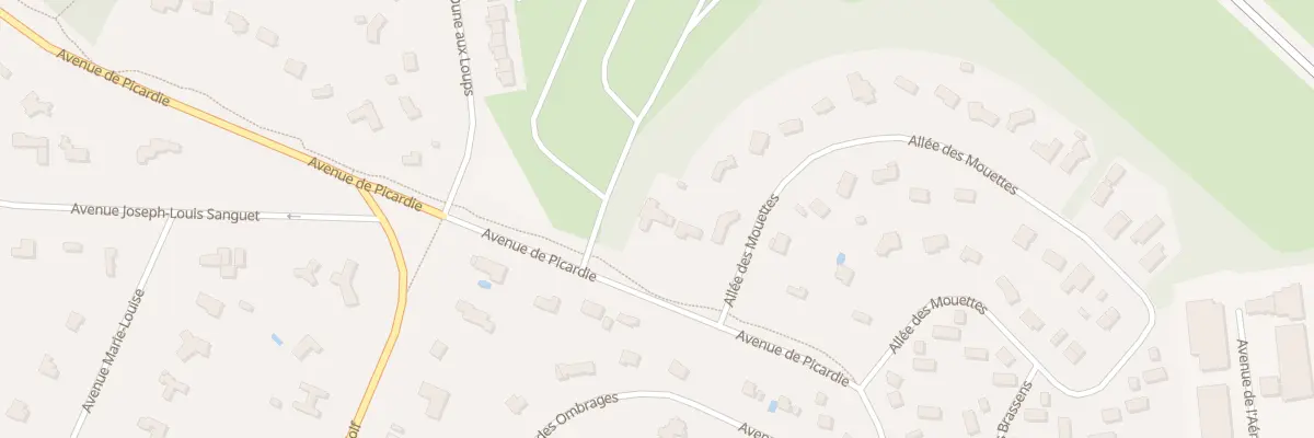 Plan du 9049 Av de Picardie au Touquet-Paris-Plage