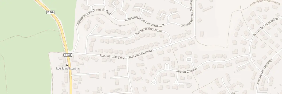 Plan du 5 Rue Jean Mermoz à Wimereux