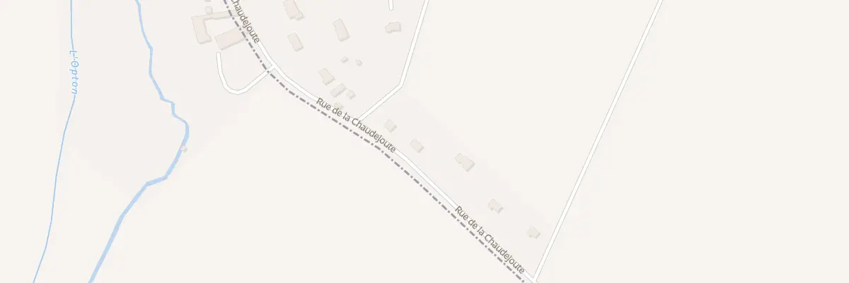 Plan du 36 Rte de Chaudejoute à Dannemarie