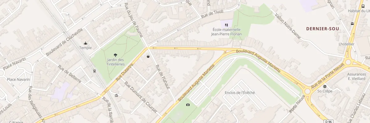 Plan du 22 Rue Tour Notre-Dame à Boulogne-sur-Mer