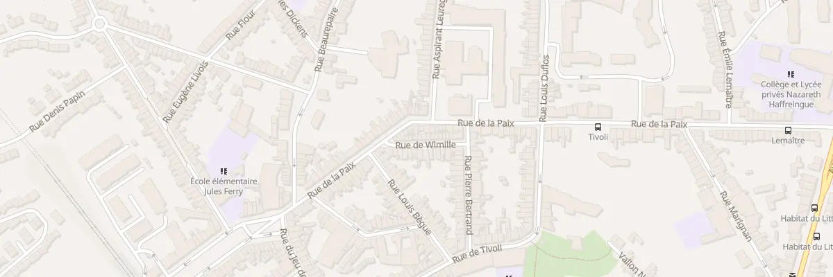 Plan du 9 Rue de Wimille à Boulogne-sur-Mer