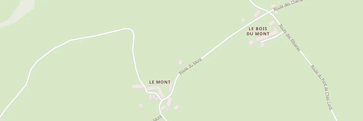 Plan du 5161 Le Mont à Saint-Pierre-Chérignat