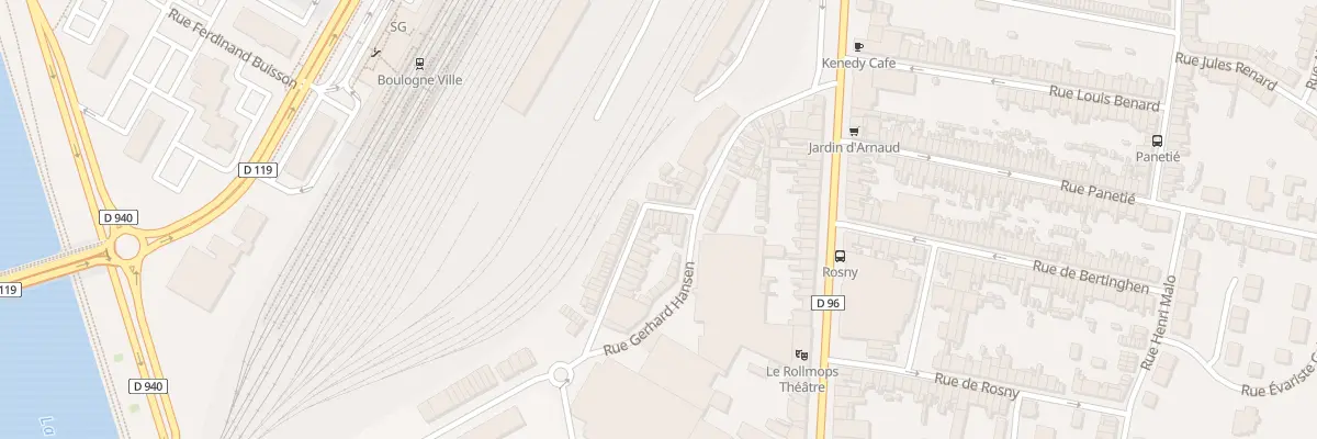 Plan du 40 Rue de la Madeleine à Boulogne-sur-Mer