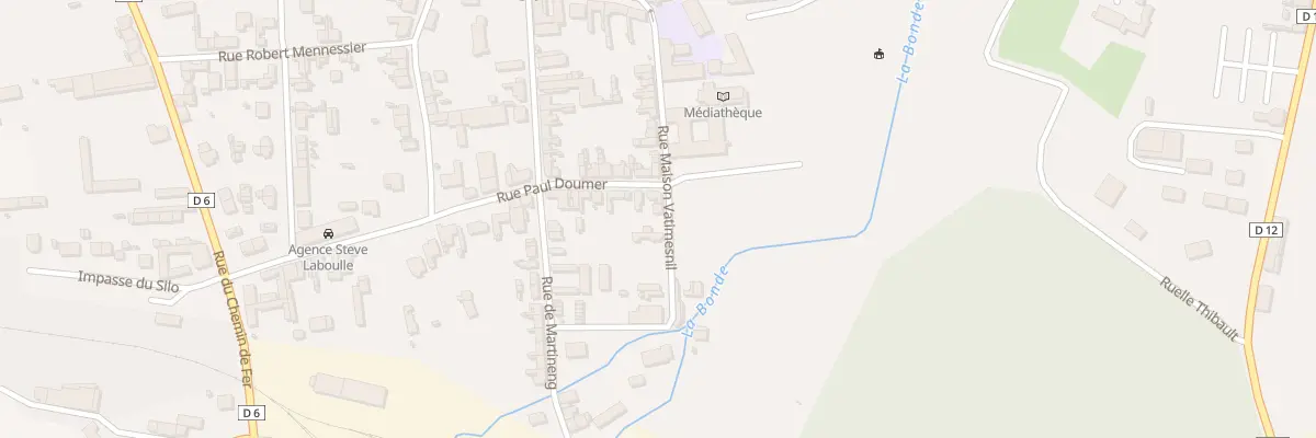 Plan du 22 Rue Maison de Vatimesnil à Étrépagny