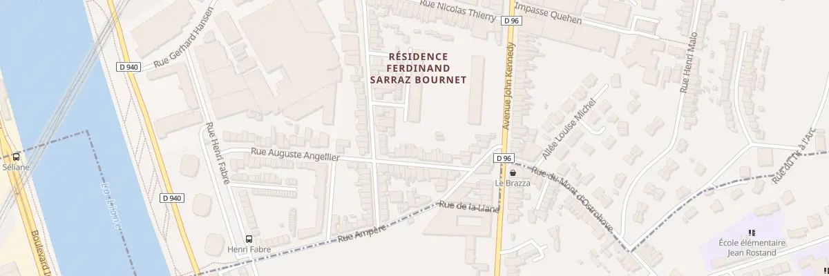 Plan du 57 Rue Auguste Angellier à Boulogne-sur-Mer