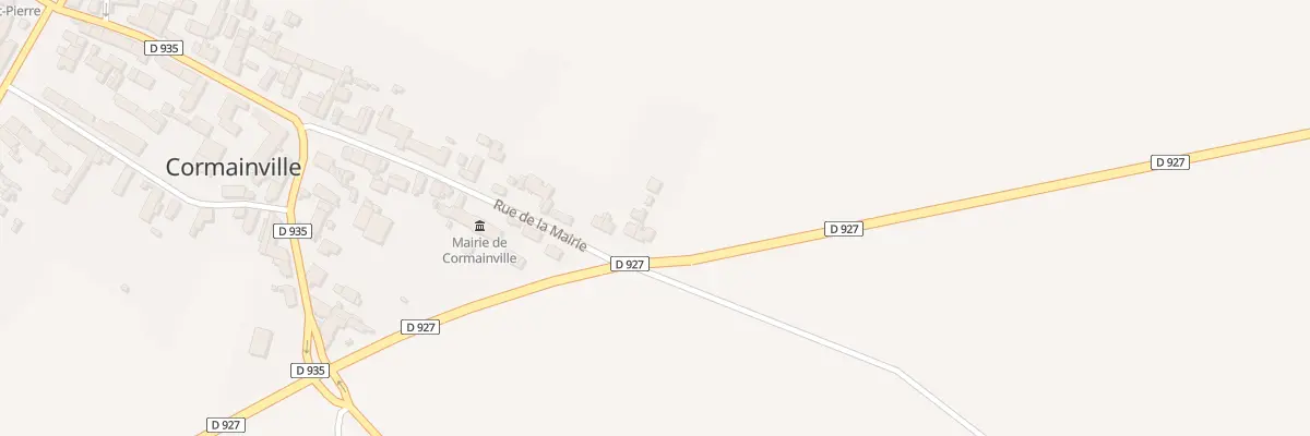 Plan du 28 Rue de la Mairie à Cormainville