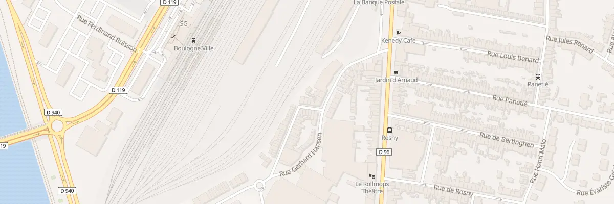 Plan du 51 Rue de la Madeleine à Boulogne-sur-Mer