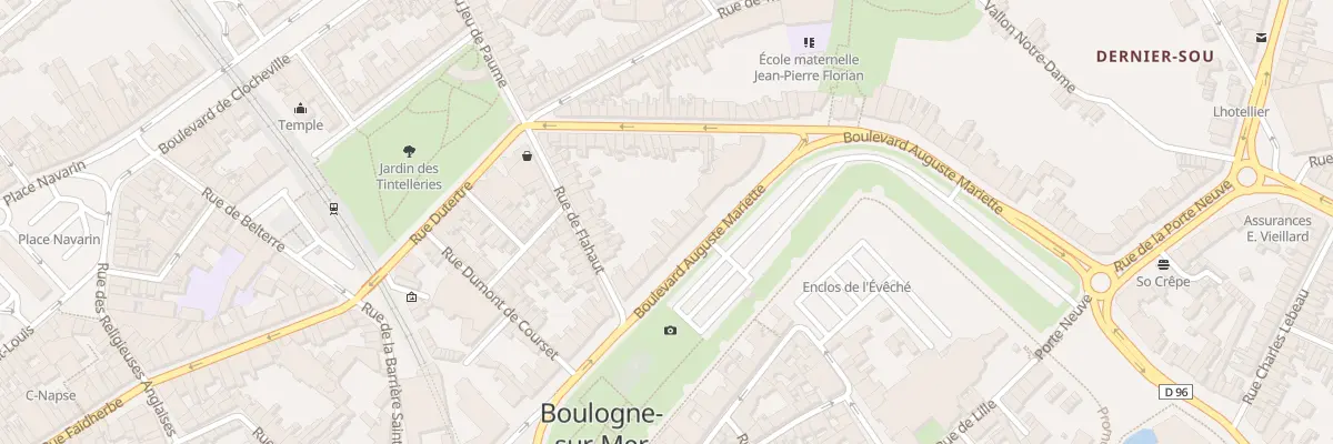 Plan du 39 Bd Auguste Mariette à Boulogne-sur-Mer