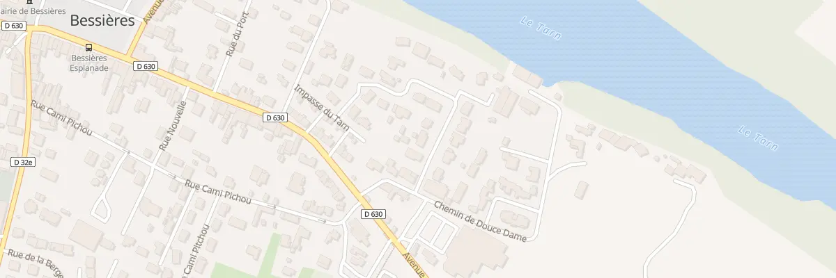 Plan du 238 Che de la Fontaine à Bessières