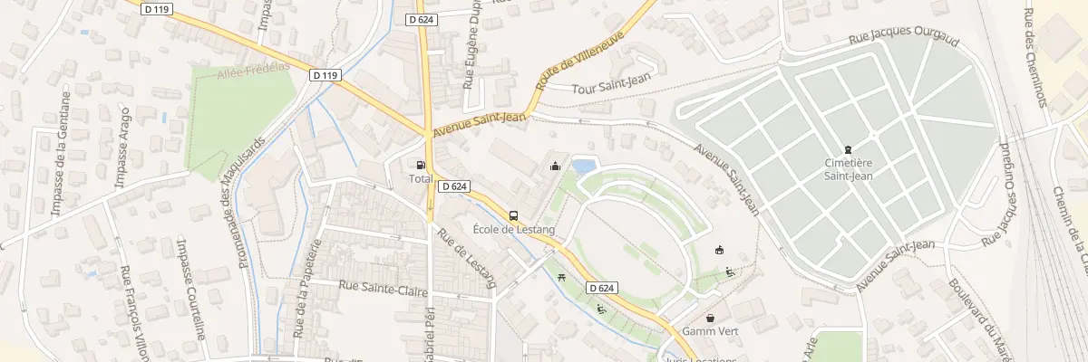 Plan du 4 Esp de Milliane à Pamiers