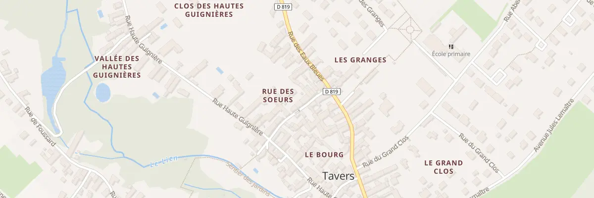 Plan du 10 Rue des Soeurs à Tavers