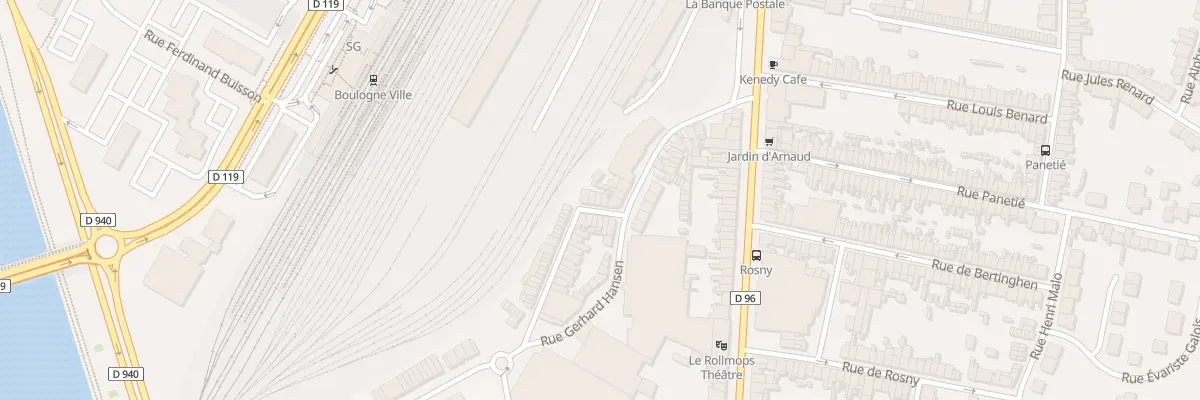 Plan du 53 Rue de la Madeleine à Boulogne-sur-Mer
