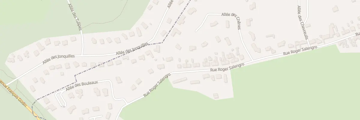 Plan du 944 Rue Roger Salengro à Cucq