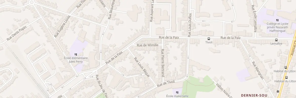 Plan du 16 Rue de Wimille à Boulogne-sur-Mer