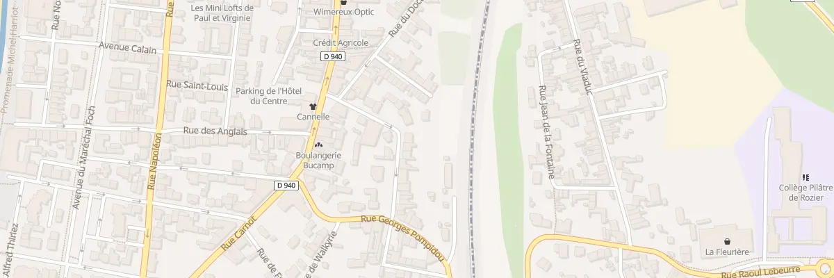 Plan du 11 Rue Louis Gallet à Wimereux
