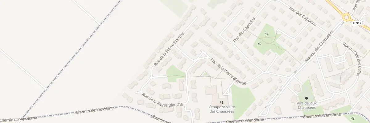 Plan du 24 Rue de la Pierre Blanche à Beaugency