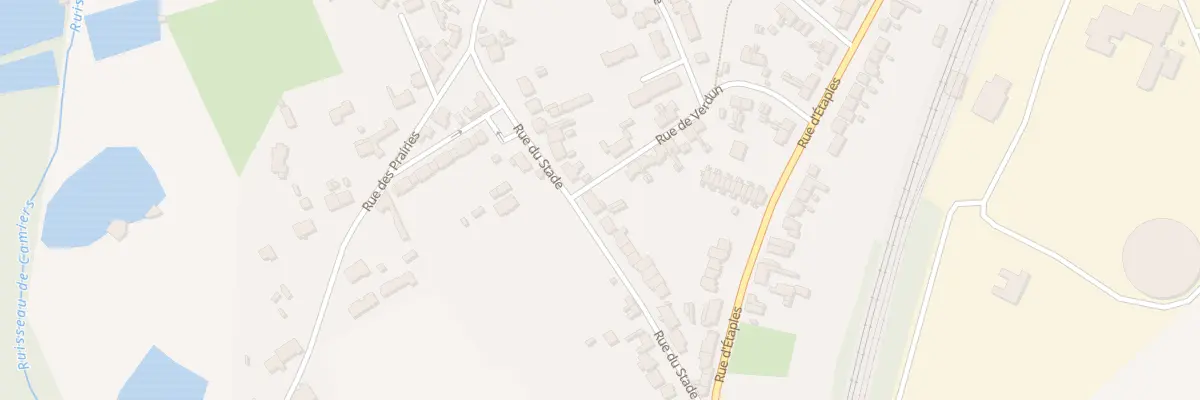 Plan du 41 Rue du Stade à Dannes