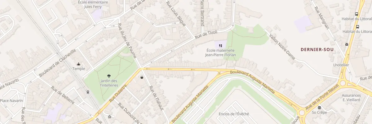 Plan du 29 Rue Tour Notre-Dame à Boulogne-sur-Mer