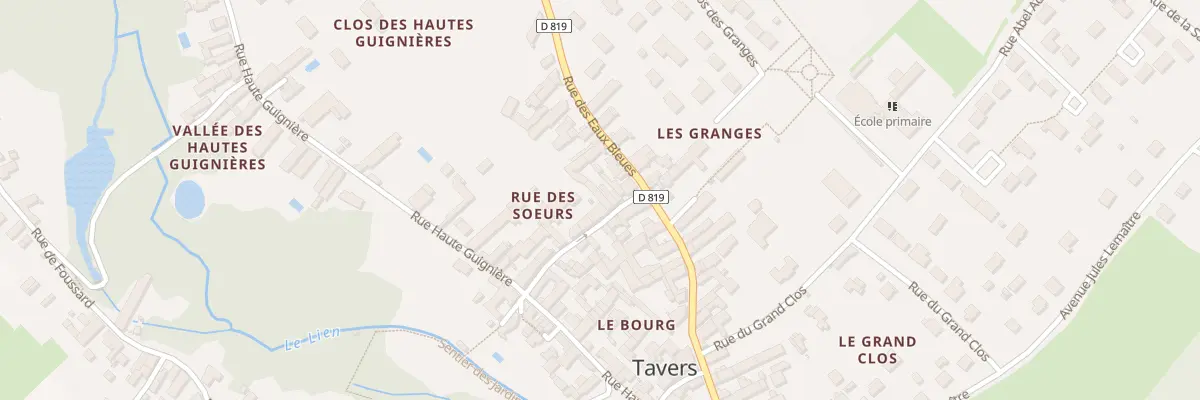Plan du 6 Rue des Soeurs à Tavers